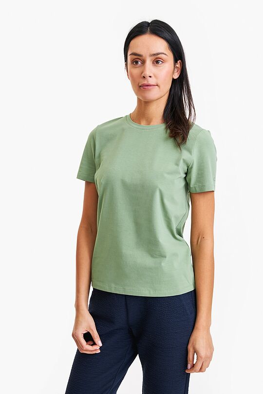 Organic cotton short sleeve T-shirt 1 | GREEN | Audimas