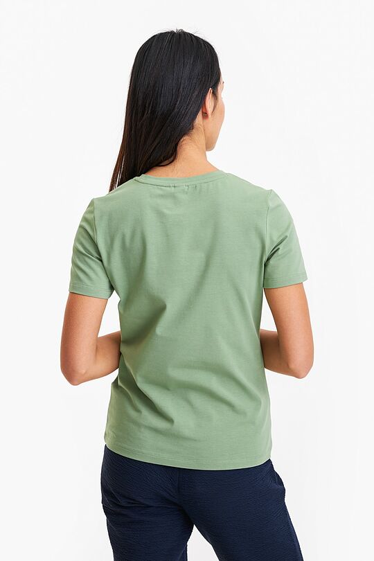 Organic cotton short sleeve T-shirt 2 | GREEN | Audimas