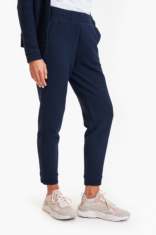 Textured fabric sweatpants 2 | BLUE | Audimas