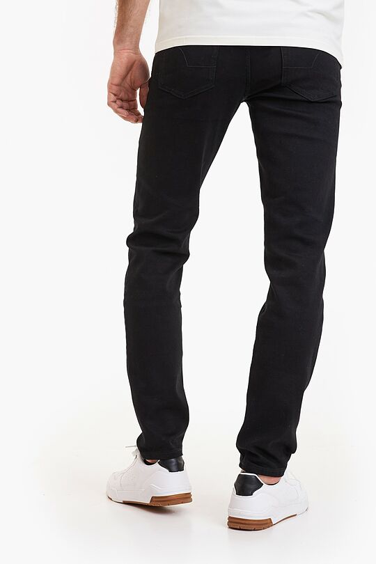 Regular fit stretch denim pants 3 | BLACK | Audimas