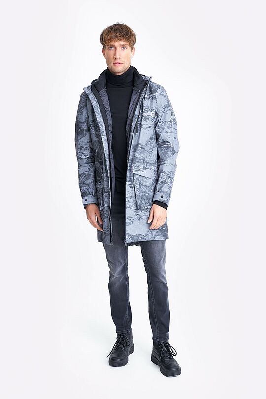 Multifunctional 2 in 1 coat with 10 000 membrane 9 | GREY | Audimas