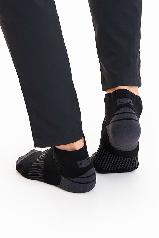 Mid-length sports socks 3 | BLACK | Audimas