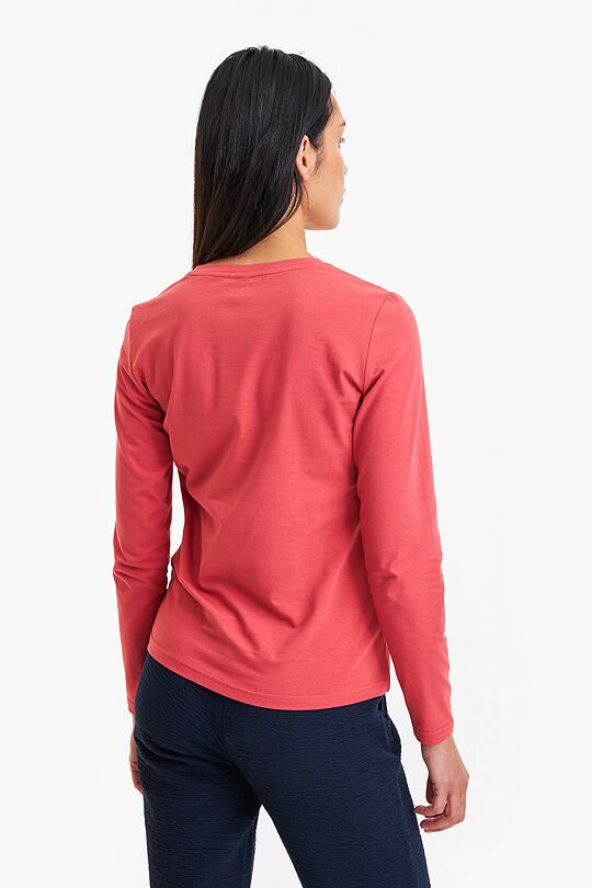 Essential long sleeve top 2 | RED/PINK | Audimas