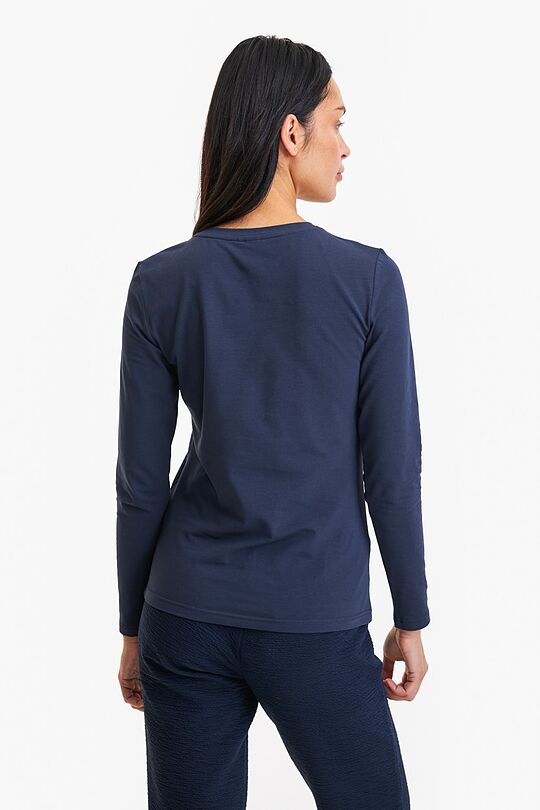 Essential long sleeve top 2 | BLUE | Audimas