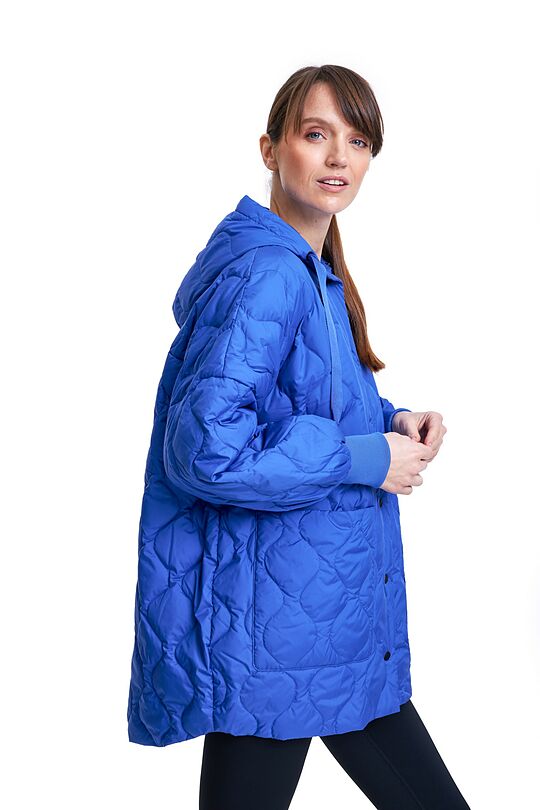 Oversized quilted jacket 3 | BLUE | Audimas