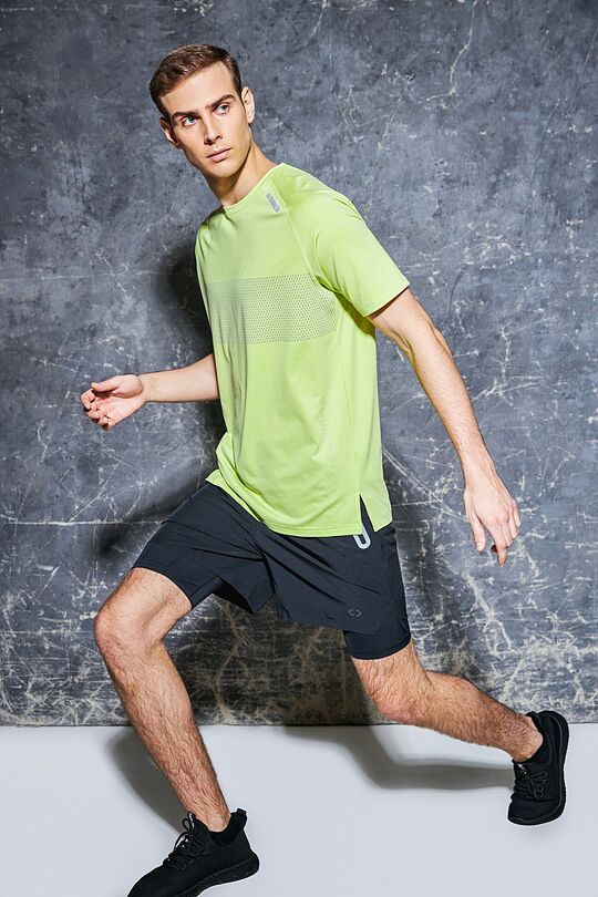 Relaxed fit training t-shirt 4 | GREEN | Audimas