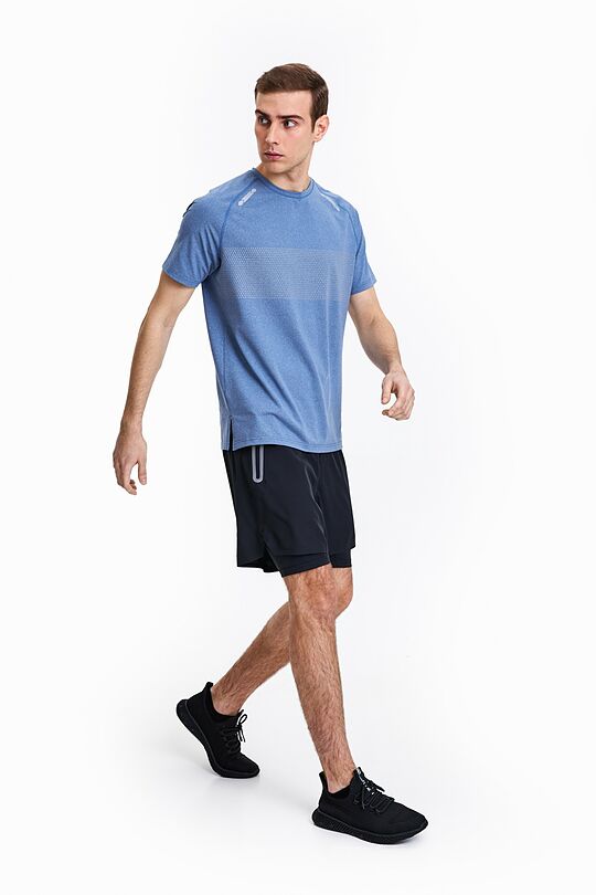 Relaxed fit training t-shirt 4 | BLUE | Audimas