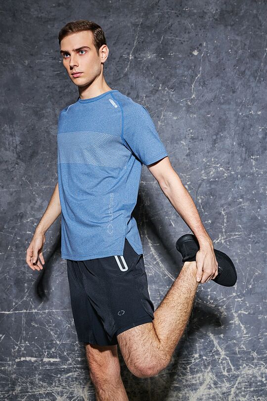 Relaxed fit training t-shirt 6 | BLUE | Audimas