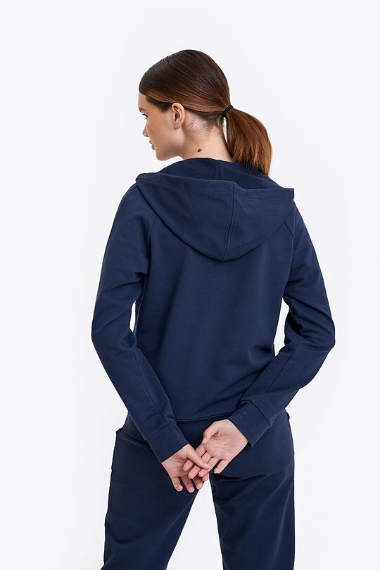 Organic cotton full-zip hoodie 2 | BLUE | Audimas