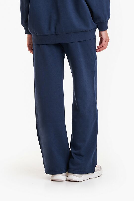 Wide leg terry sweatpants 4 | BLUE | Audimas