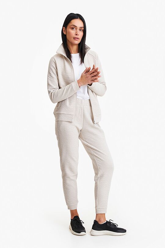 Textured fabric sweatpants 2 | GREY | Audimas