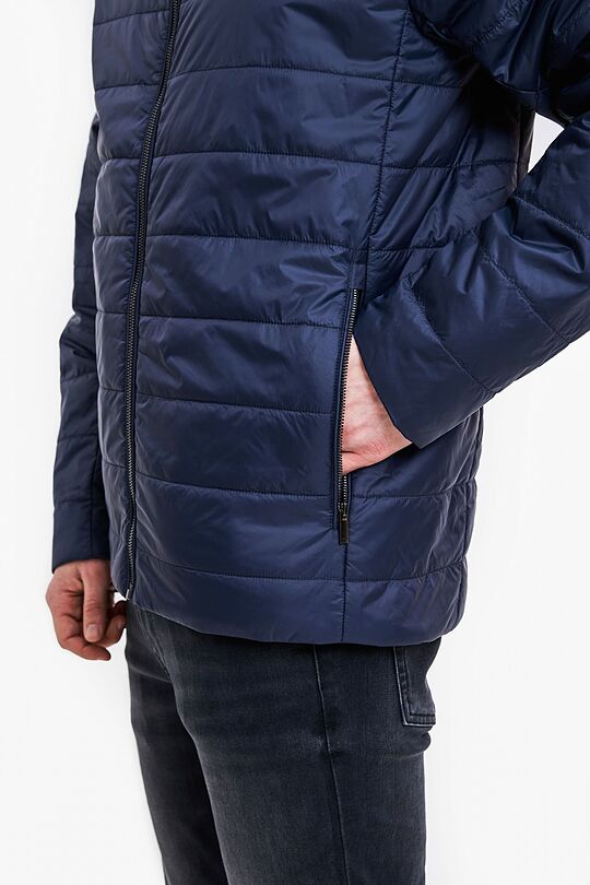 Essential short transitional jacket 4 | BLUE | Audimas