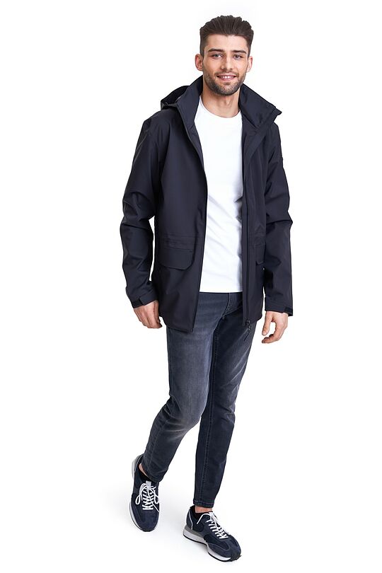 Light water repellant parka jacket 7 | BLACK | Audimas