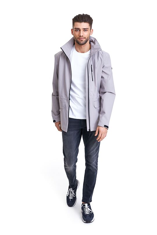 Light water repellant parka jacket 5 | GREY | Audimas