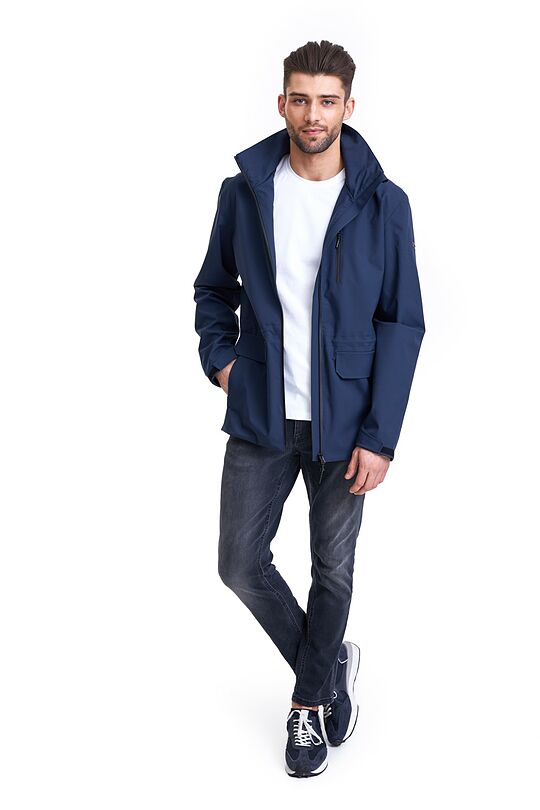 Light water repellant parka jacket 5 | BLUE | Audimas