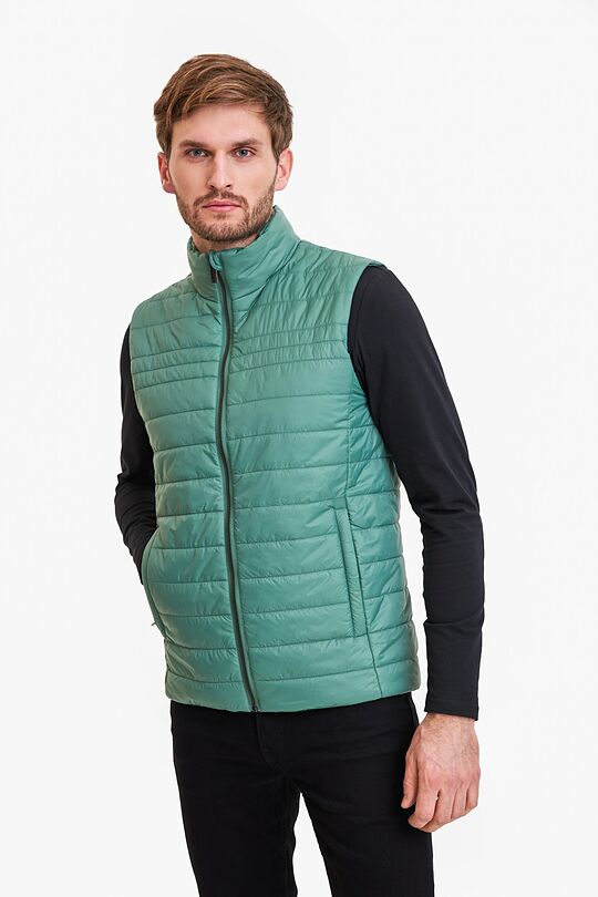 Thermore insulated padded vest 1 | GREEN | Audimas