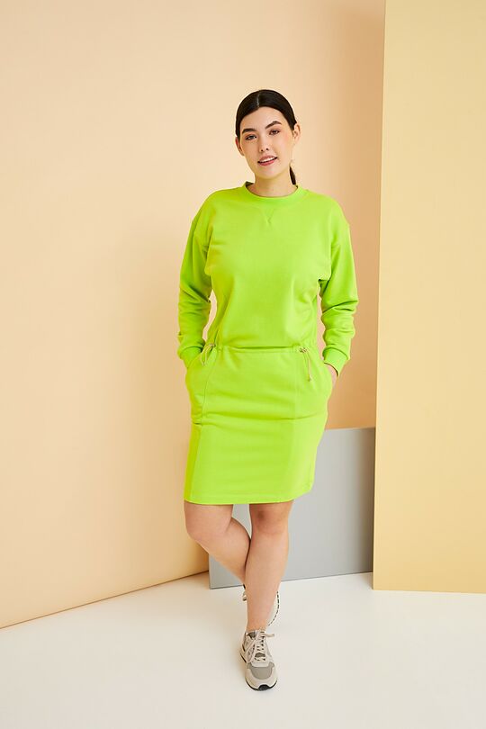 Sweatshirt dress 1 | GREEN | Audimas