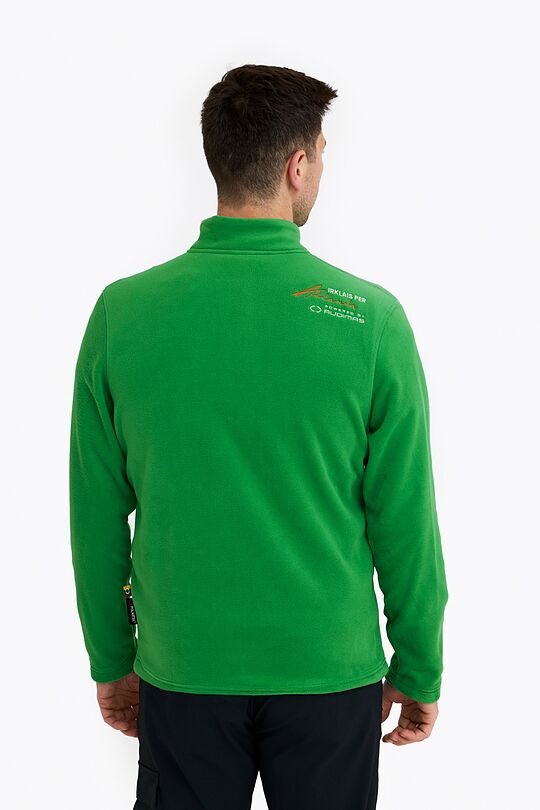 Zip-through sweatshirt "I rowed the Atlantic" 3 | GREEN | Audimas