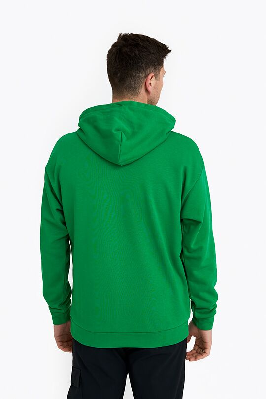 Organic cotton hoodie "I rowed the Atlantic" 3 | GREEN | Audimas