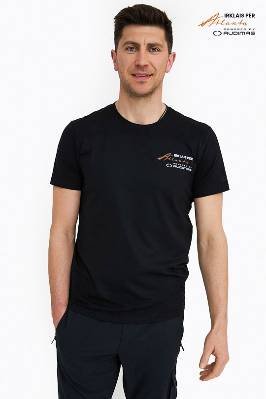 T-shirt "I rowed the Atlantic" 1 | BLACK | Audimas