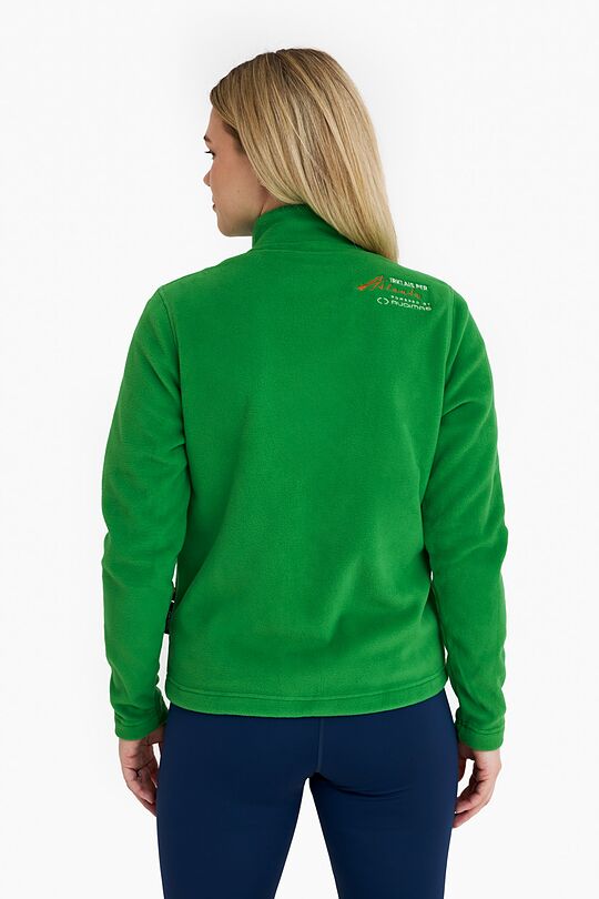 Zip-through sweatshirt "I rowed the Atlantic" 3 | GREEN | Audimas