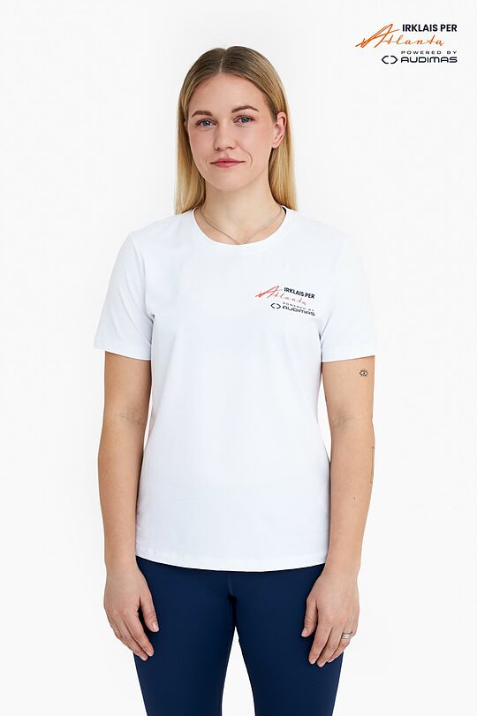 T-shirt "I rowed the Atlantic" 1 | WHITE | Audimas