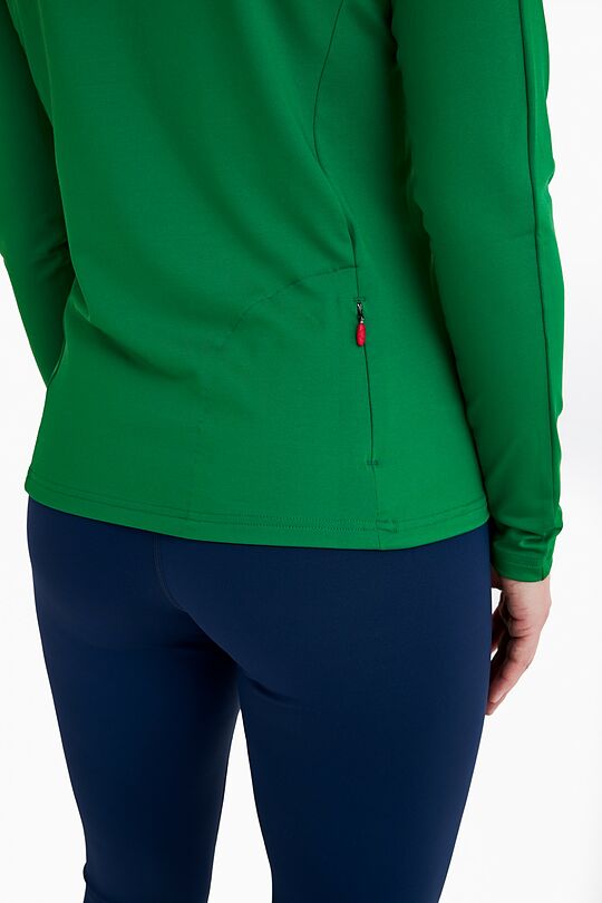 Long sleeve top "I rowed the Atlantic" 5 | GREEN | Audimas
