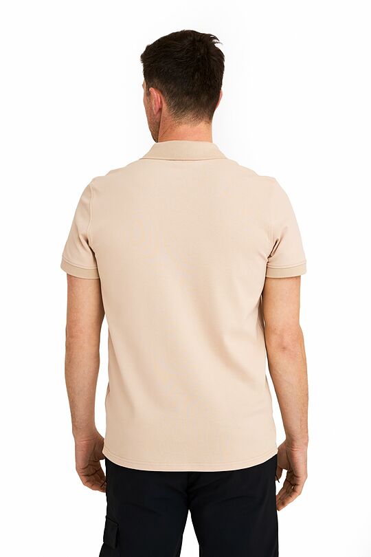Organic cotton polo t-shirt 2 | BROWN | Audimas