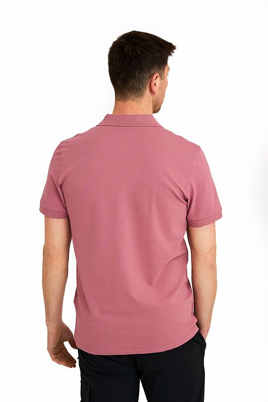 Organic cotton polo t-shirt 2 | PINK | Audimas