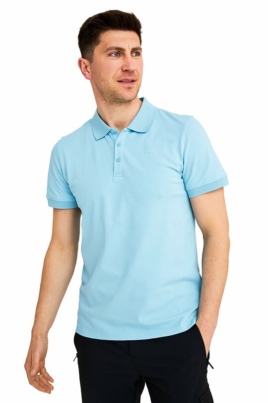 Organic cotton polo t-shirt 1 | BLUE | Audimas