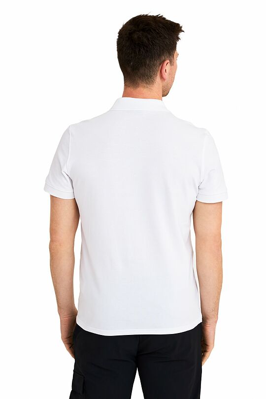 Organic cotton polo t-shirt 2 | WHITE | Audimas