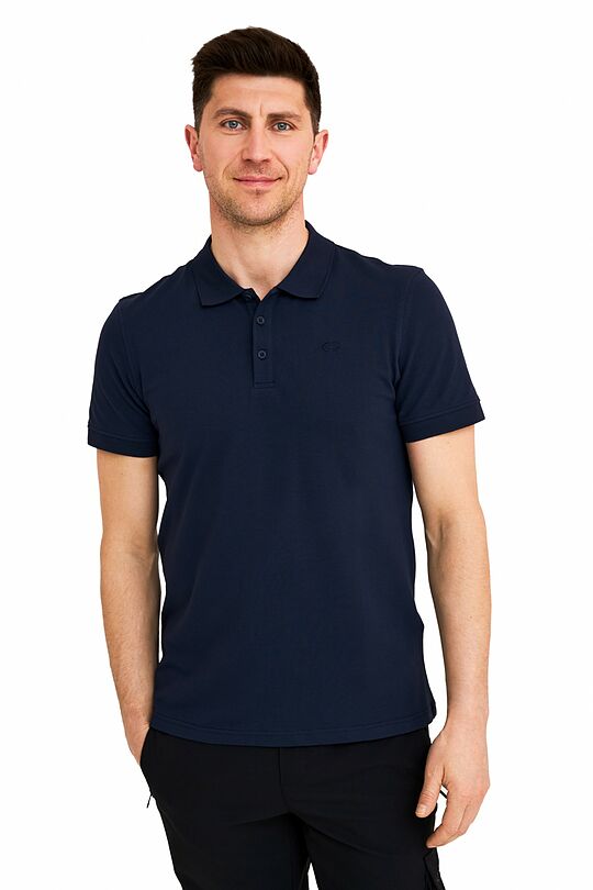Organic cotton polo t-shirt 1 | BLUE | Audimas
