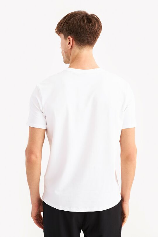 Printed cotton T-shirt 3 | WHITE | Audimas