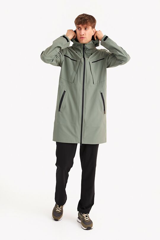 Waterproof coat with 20 000 membrane 3 | GREEN | Audimas