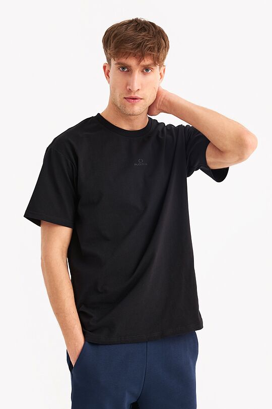 Loose fit short sleeves T-shirt 1 | BLACK | Audimas