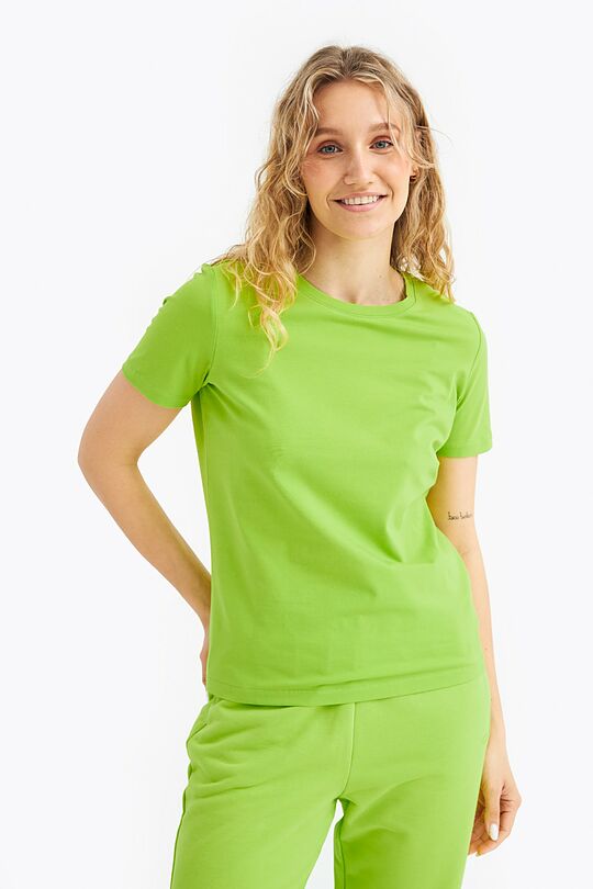 Organic cotton short sleeve T-shirt 1 | GREEN | Audimas