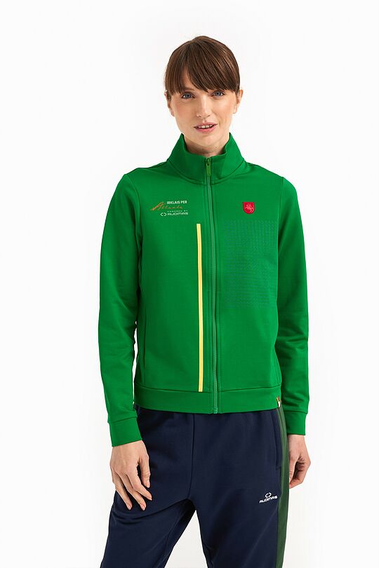 Wowen zip through jacket "I rowed the Atlantic" 1 | GREEN | Audimas
