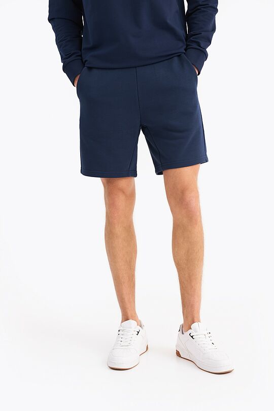 Oversized terry sweatshorts 2 | BLUE | Audimas