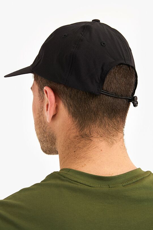 Lightweight cap of ripstop fabric 2 | BLACK | Audimas