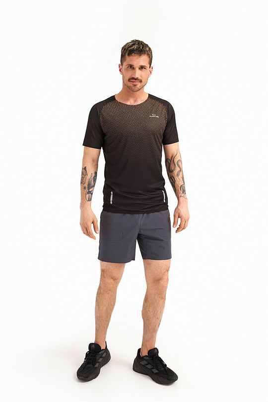Lightweight stretch fabric shorts 6 | GREY | Audimas
