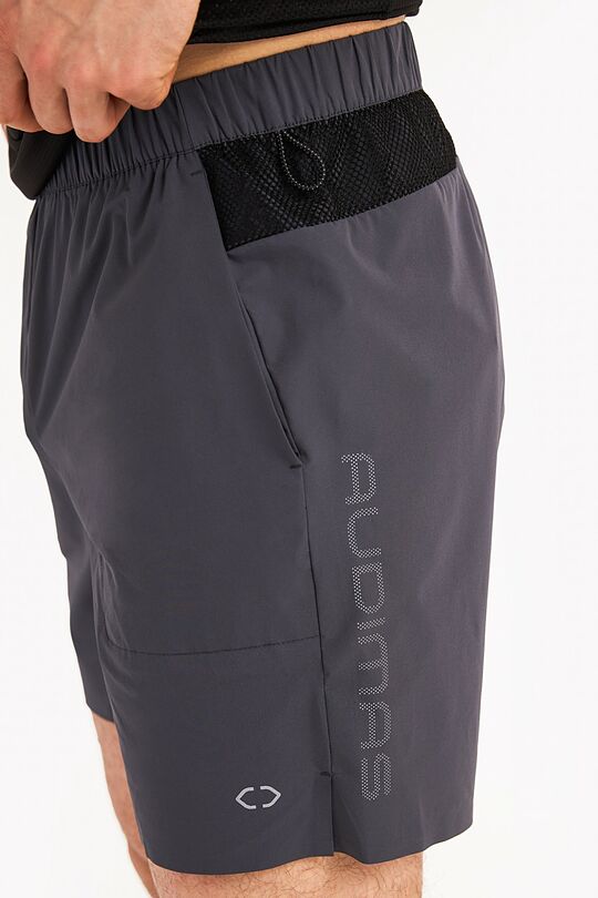 Lightweight stretch fabric shorts 4 | GREY | Audimas