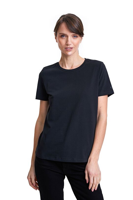 Organic cotton short sleeve T-shirt 1 | BLACK | Audimas