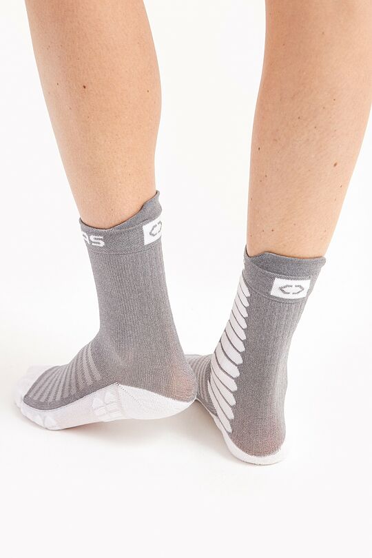 Mid-length sports socks 2 | GREY | Audimas