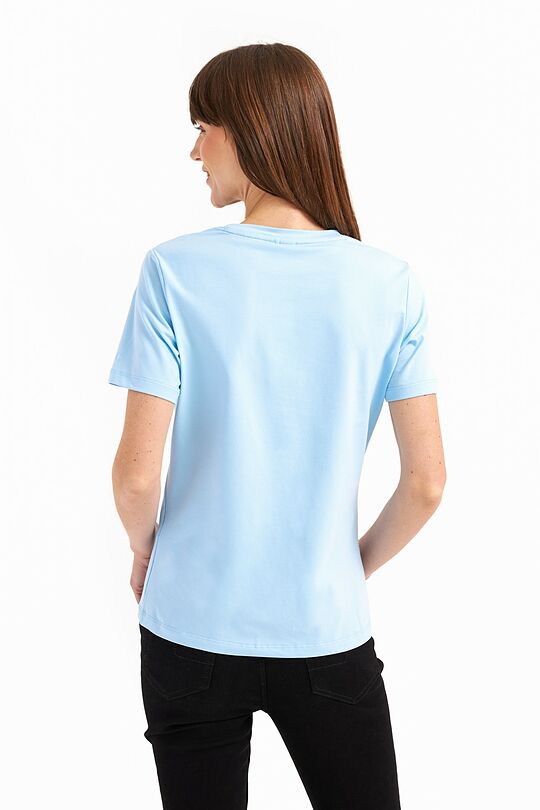 Organic cotton short sleeve T-shirt 2 | ŠVIESIAI MĖLYNA | Audimas