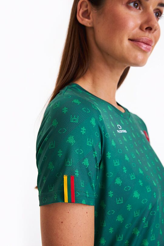 Printed short sleeve T-shirt 4 | GREEN | Audimas