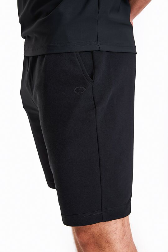 Organic cotton sweatshorts 4 | BLACK | Audimas