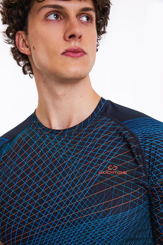 Short sleeve printed t-shirt 4 | BLUE | Audimas