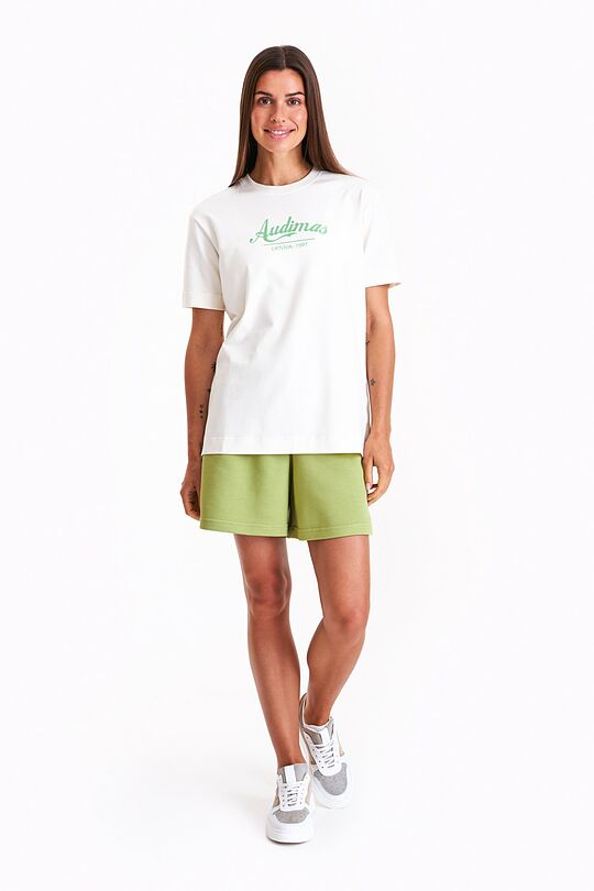 Loose fit T-shirt 4 | WHITE | Audimas
