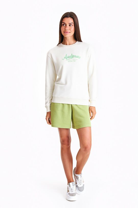 Retro style sweatshirt 4 | Cream | Audimas