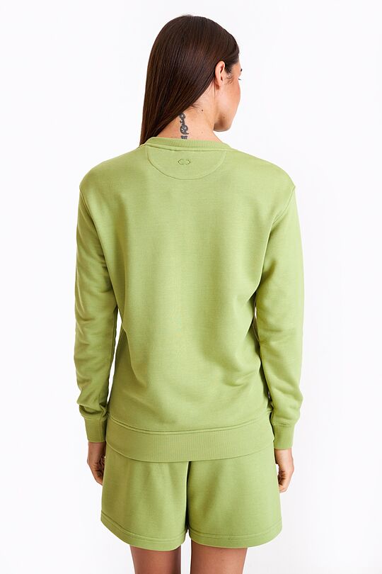Retro style sweatshirt 3 | GREEN | Audimas